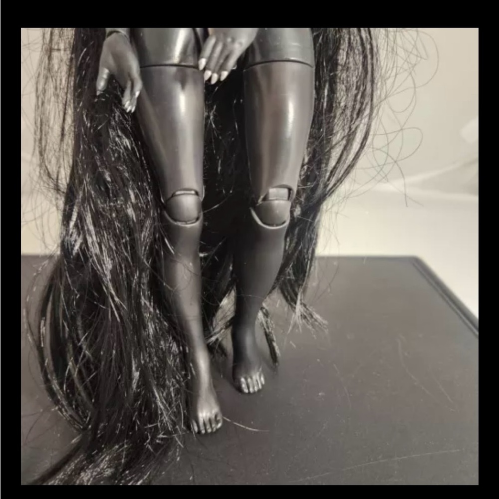 Rainbow High Doll Nude Shanelle Onyx Jointed OOAK Rerooting Play Long Hair - Picture 4 of 7